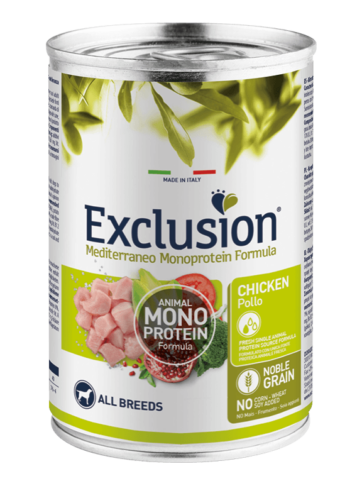 Exclusion | Mediterraneo Monoprotein Adult Pollo mollistar.it