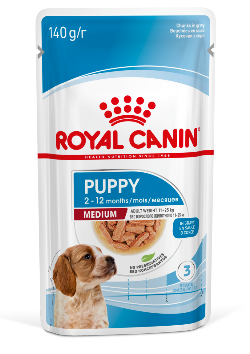 Royal Canin | PUPPY - MEDIUM - Bocconcini in salsa mollistar.it