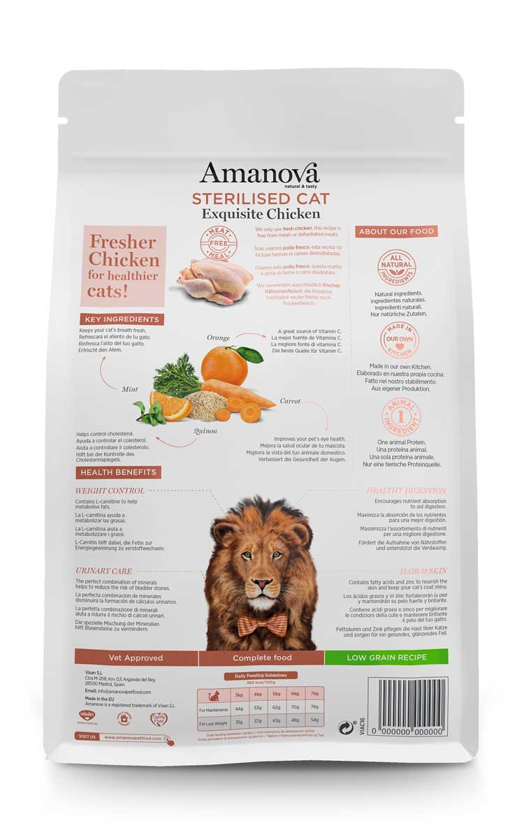 Amanova | Sterilised Cat Exquisite Chicken - immagine 4