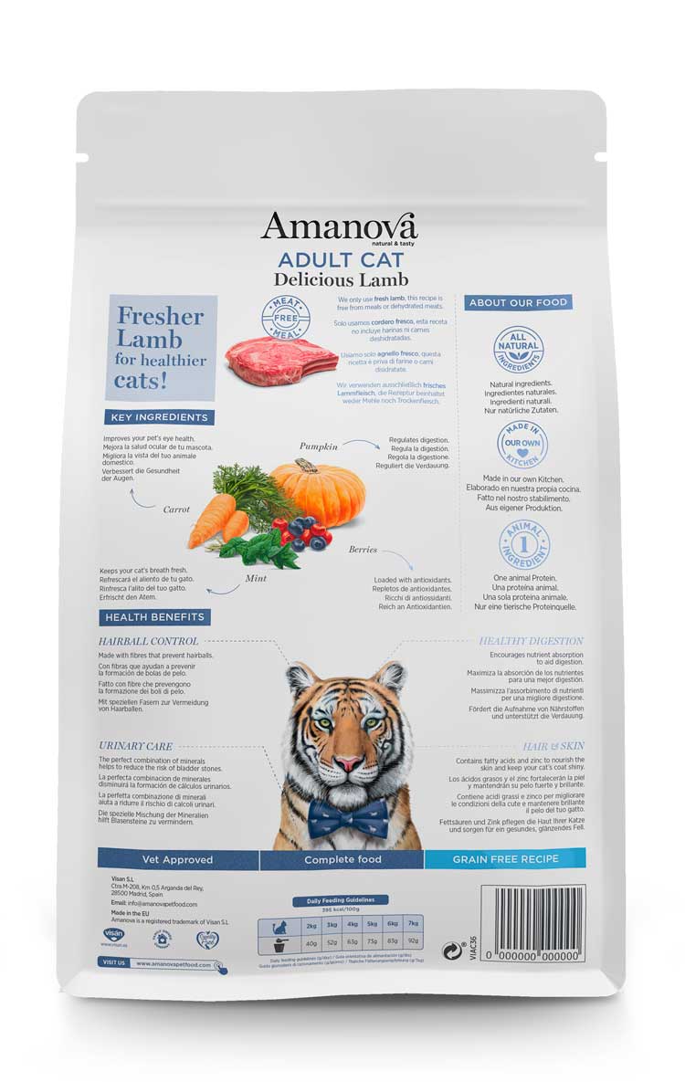Amanova | Adult Cat Delicious Lamb - immagine 4