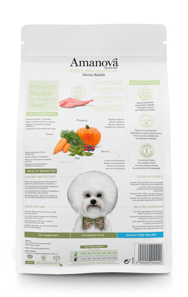 Amanova | Adult Mini Digestive Divine Rabbit - immagine 4