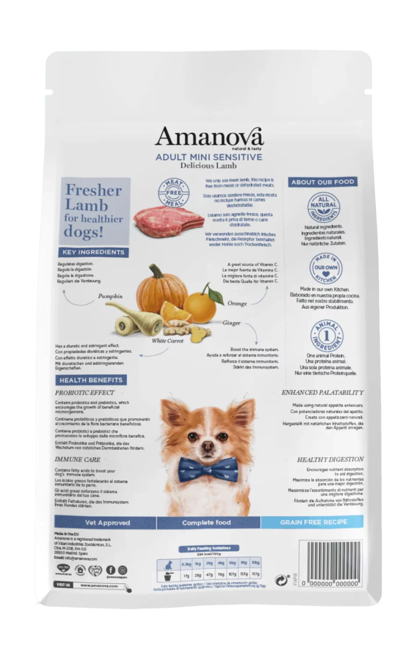 Amanova | Adult Mini Sensitive Delicious Lamb - immagine 4