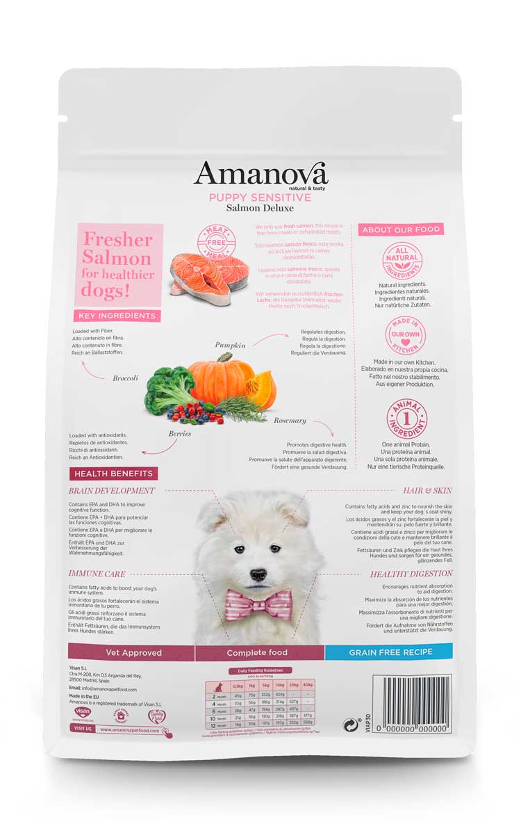 Amanova | Puppy Sensitive Salmon Deluxe - immagine 4