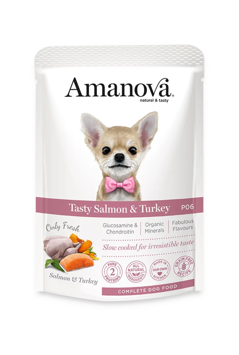 Amanova | Adult Tasty Salmon Turkey Dog Wet P06