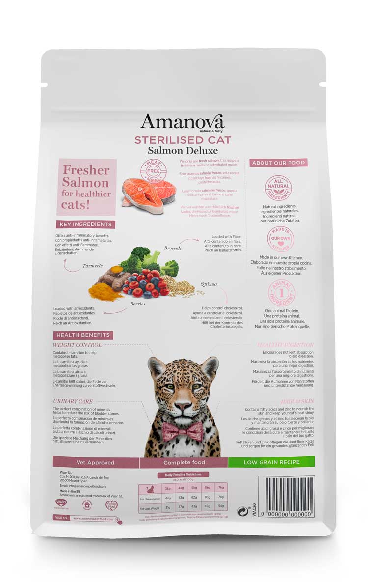 Amanova | Sterilised Cat Salmon Deluxe - immagine 4