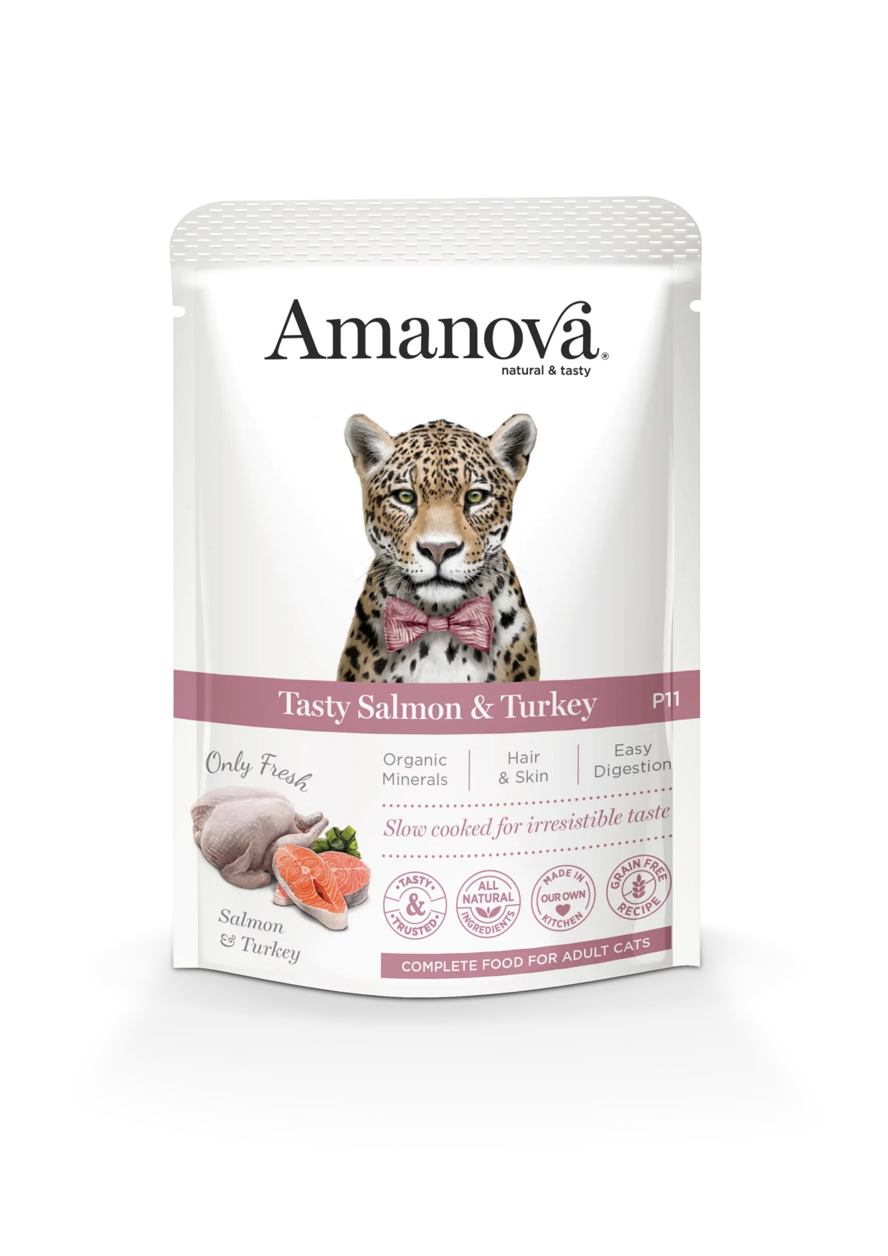 Amanova | Adult Cat Salmon Turkey Wet P11