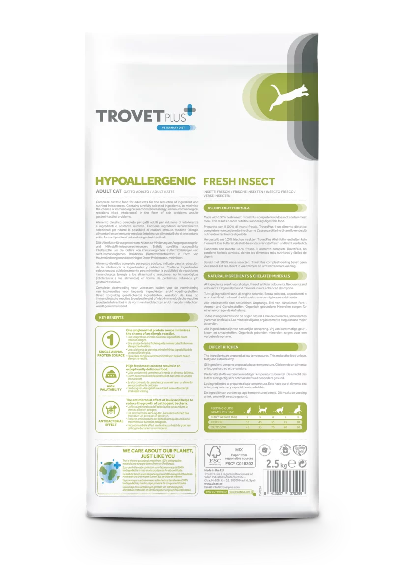 Trovet Plus | Hypoallergenic Fresh insects Adult cat - immagine 4