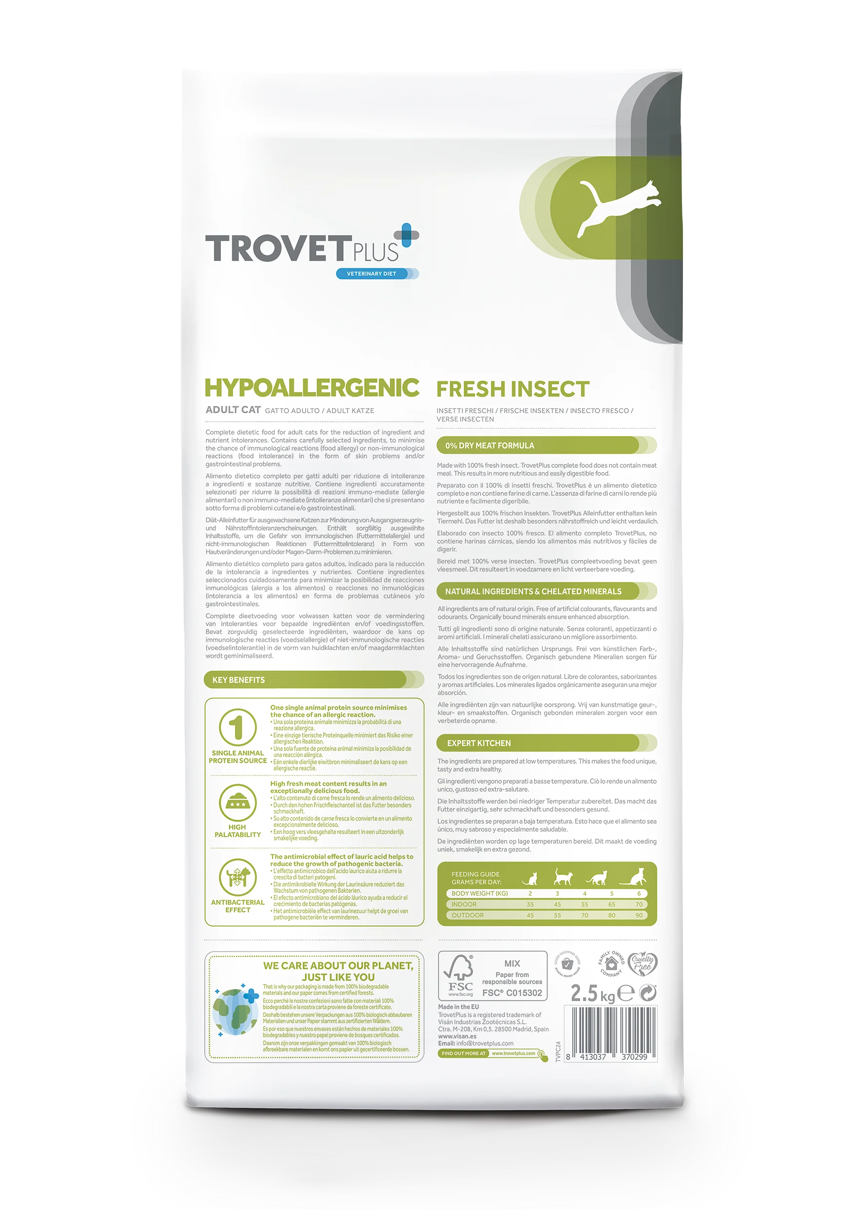 Trovet Plus | Hypoallergenic Fresh insects Adult cat - immagine 4