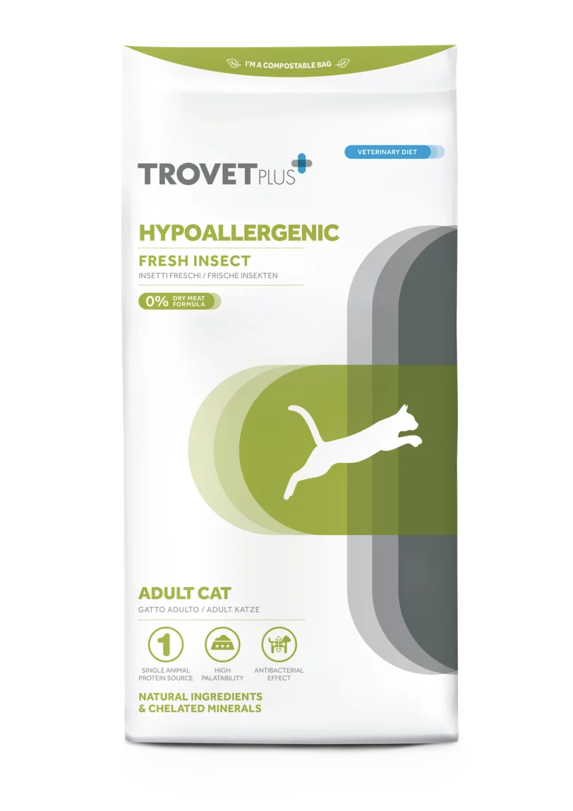 Trovet Plus | Hypoallergenic Fresh insects Adult cat