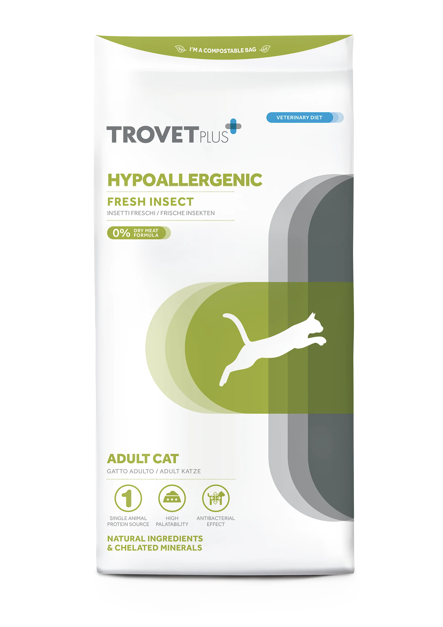 Trovet Plus | Hypoallergenic Fresh insects Adult cat