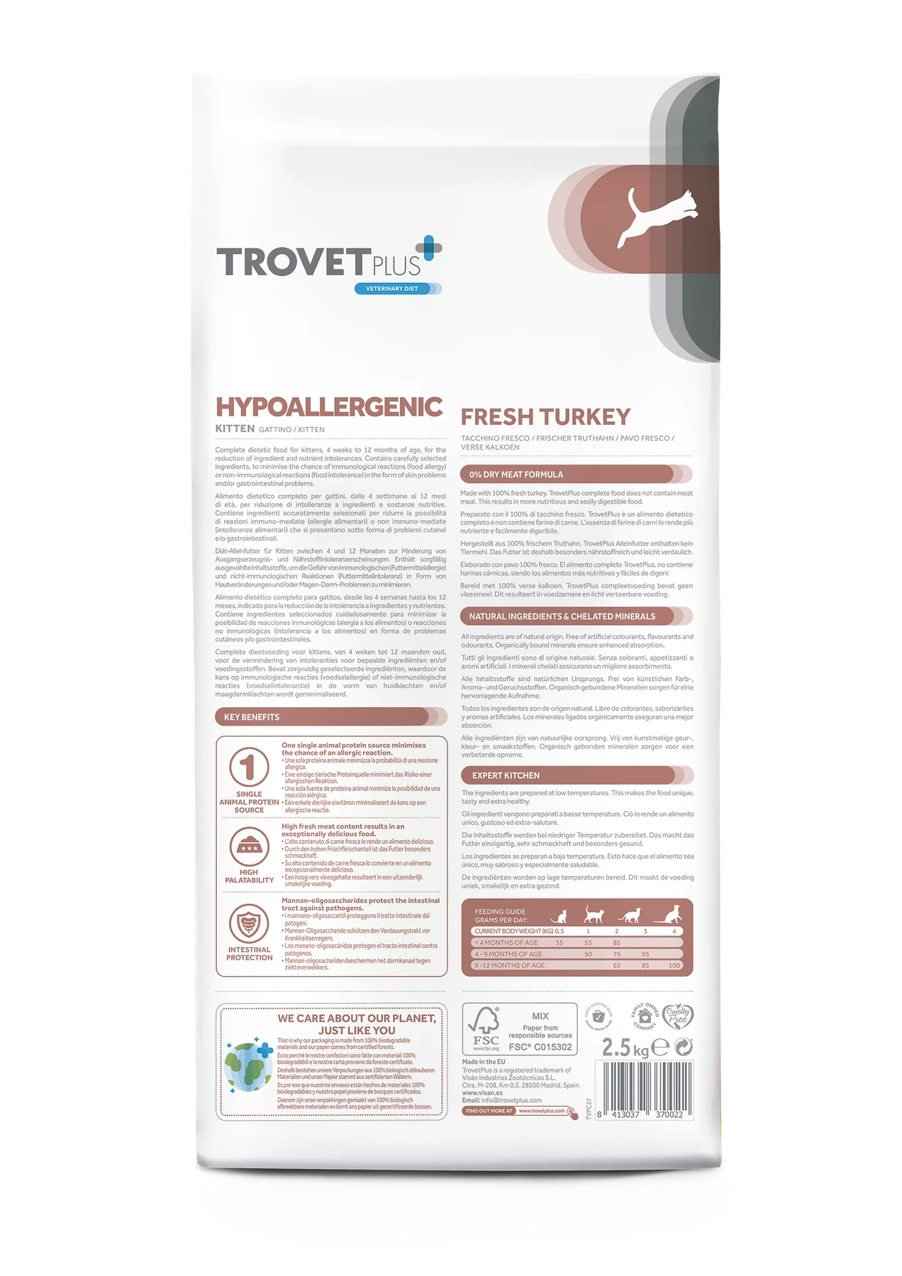 Trovet Plus | Hypoallergenic Fresh Turkey Kitten - immagine 4