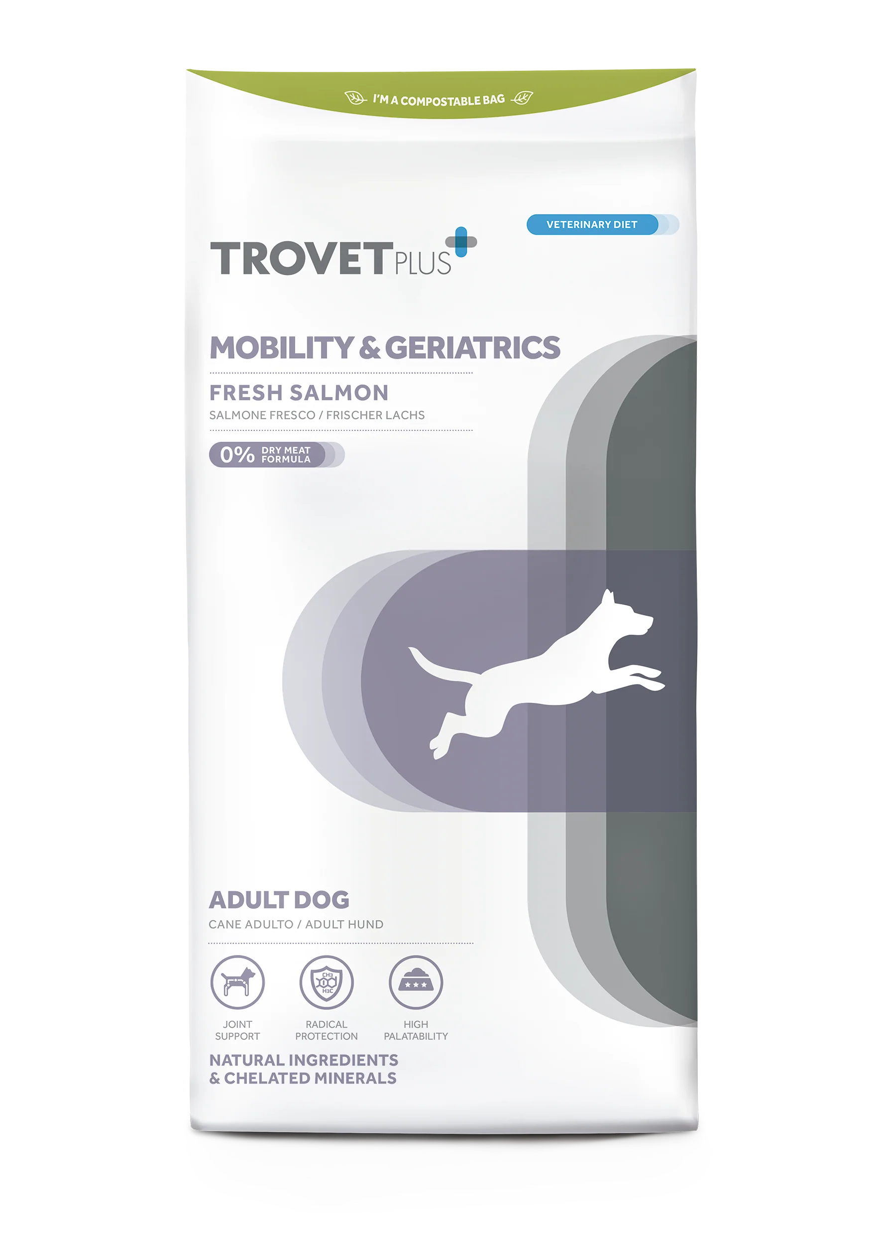 Trovet Plus | Mobility Geriatrics Fresh salmon Adult dog