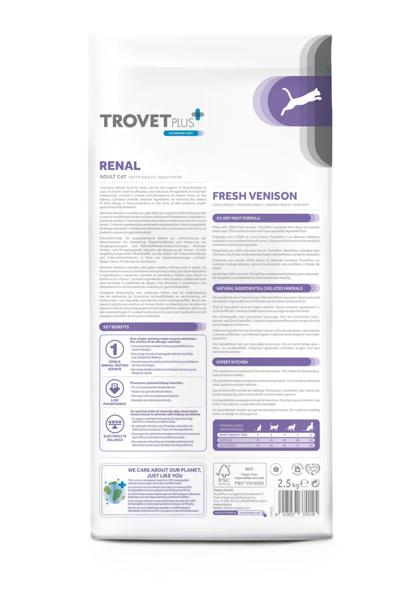 Trovet Plus | Renal Fresh venison Adult cat - immagine 4