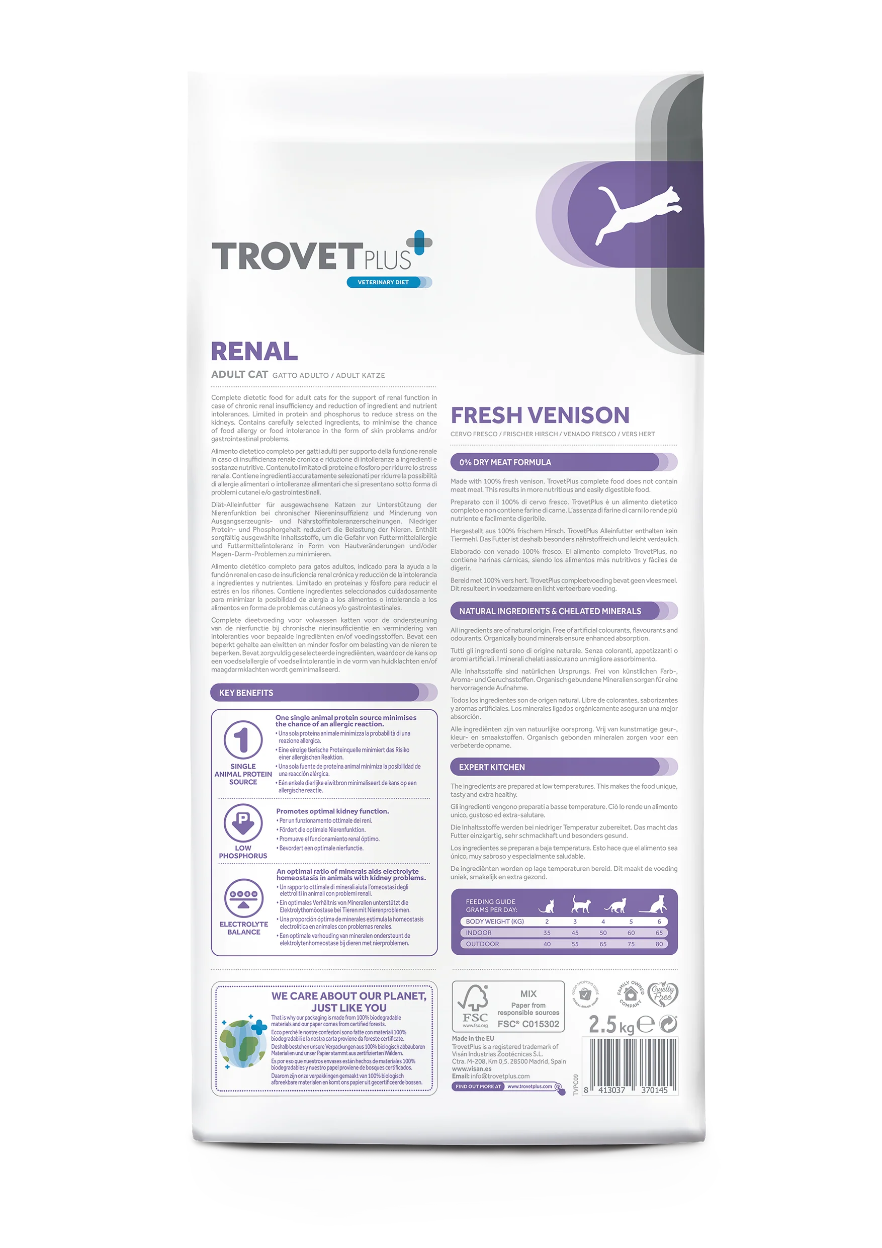 Trovet Plus | Renal Fresh venison Adult cat - immagine 4