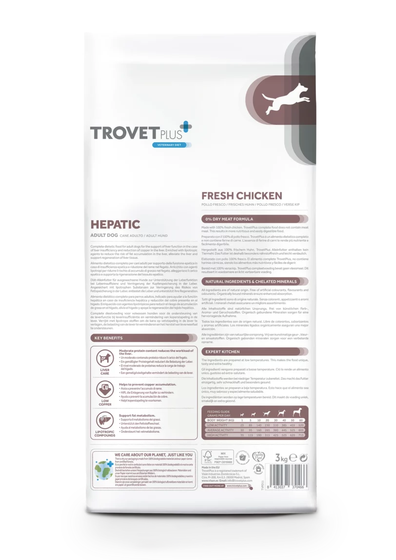 Trovet Plus | Hepatic Fresh chicken Adult dog - immagine 4