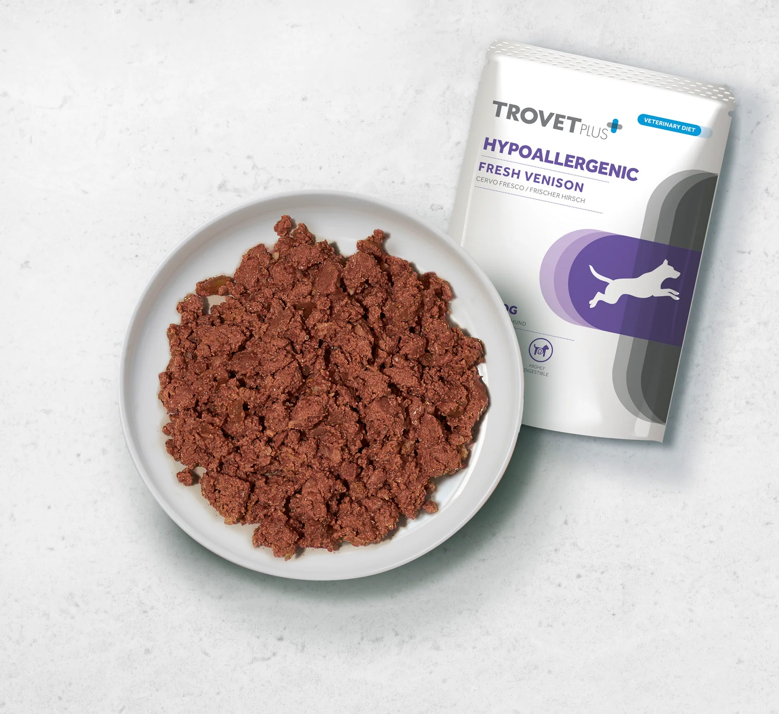 Trovet Plus | Hypoallergenic Fresh Venison adult Dog Wet - immagine 4