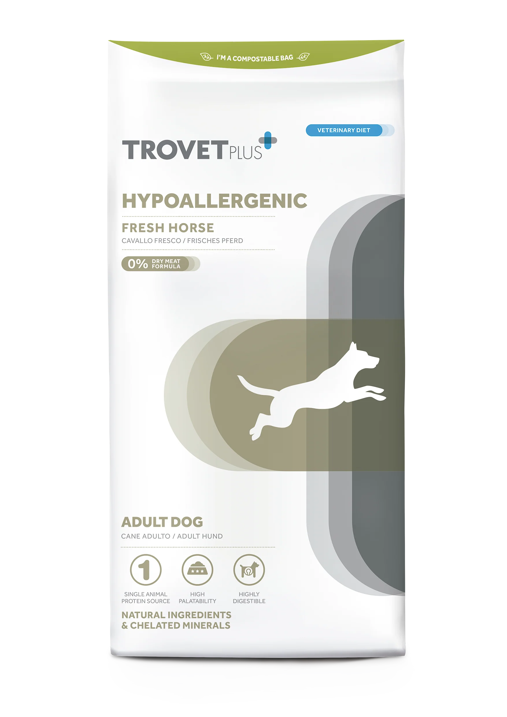 Trovet Plus | Hypoallergenic Fresh horse Adult dog