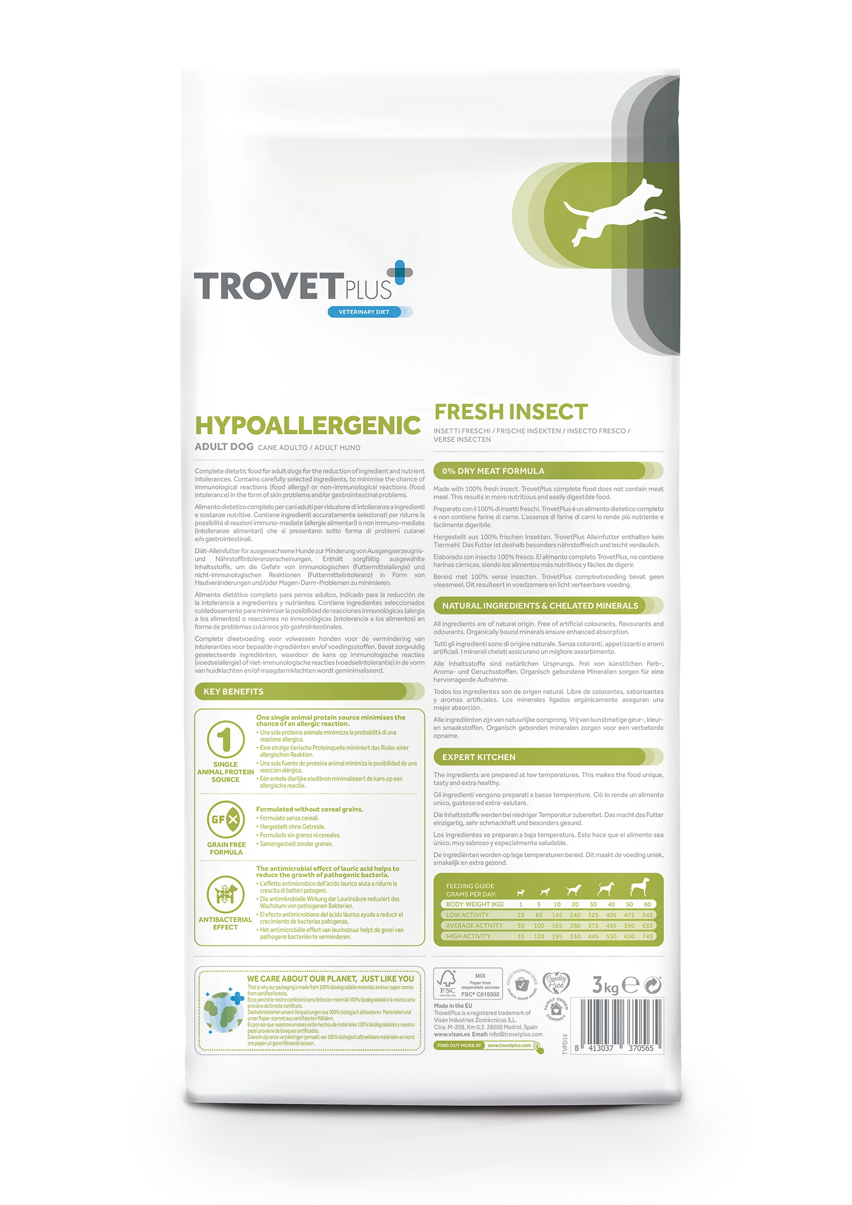 Trovet Plus | Hypoallergenic Fresh insects Adult dog - immagine 4
