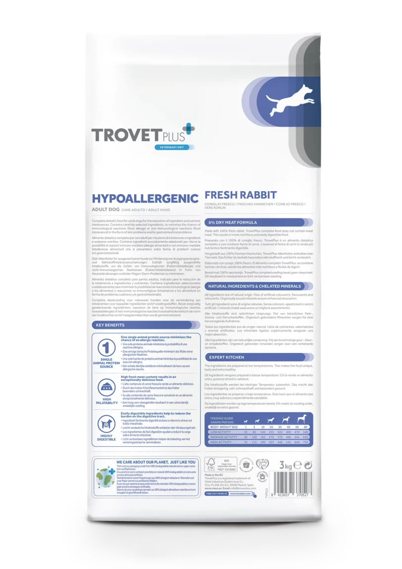 Trovet Plus | Hypoallergenic Fresh rabbit Adult dog - immagine 4