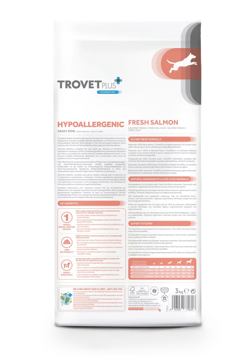 Trovet Plus | Hypoallergenic Fresh salmon Adult dog - immagine 4