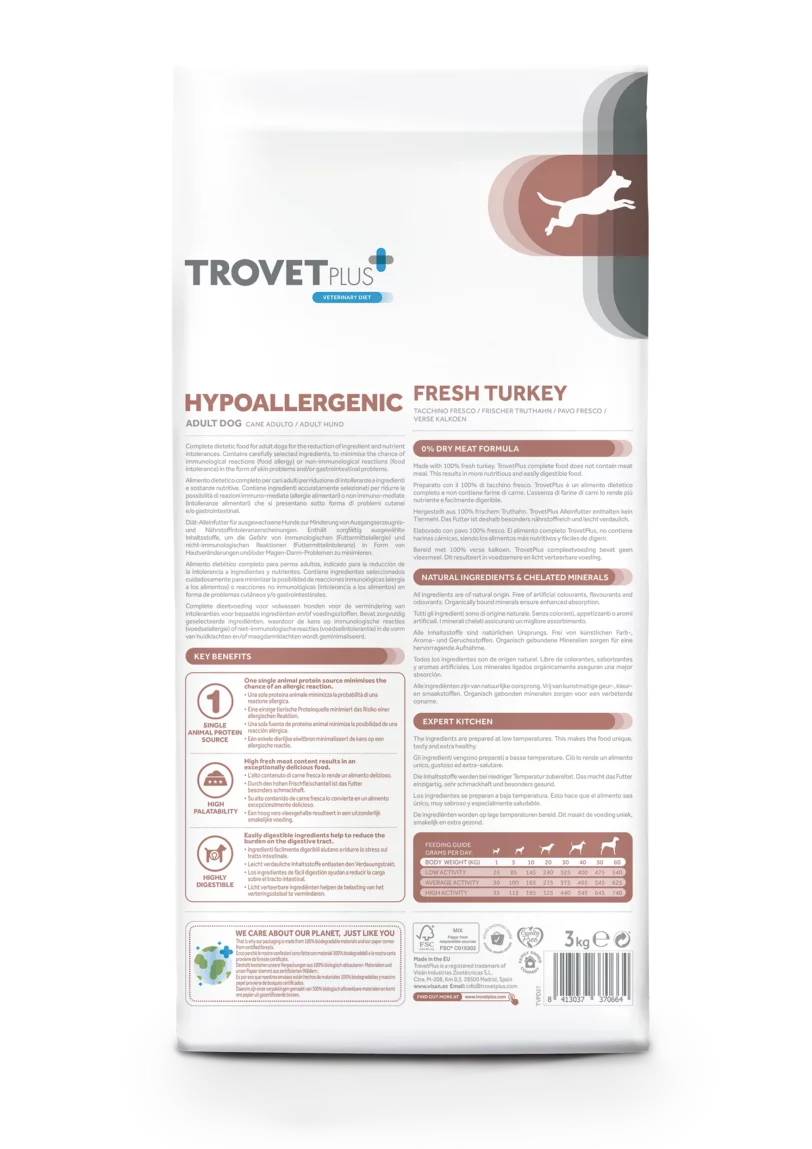 Trovet Plus | Hypoallergenic Fresh Turkey Adult dog - immagine 4