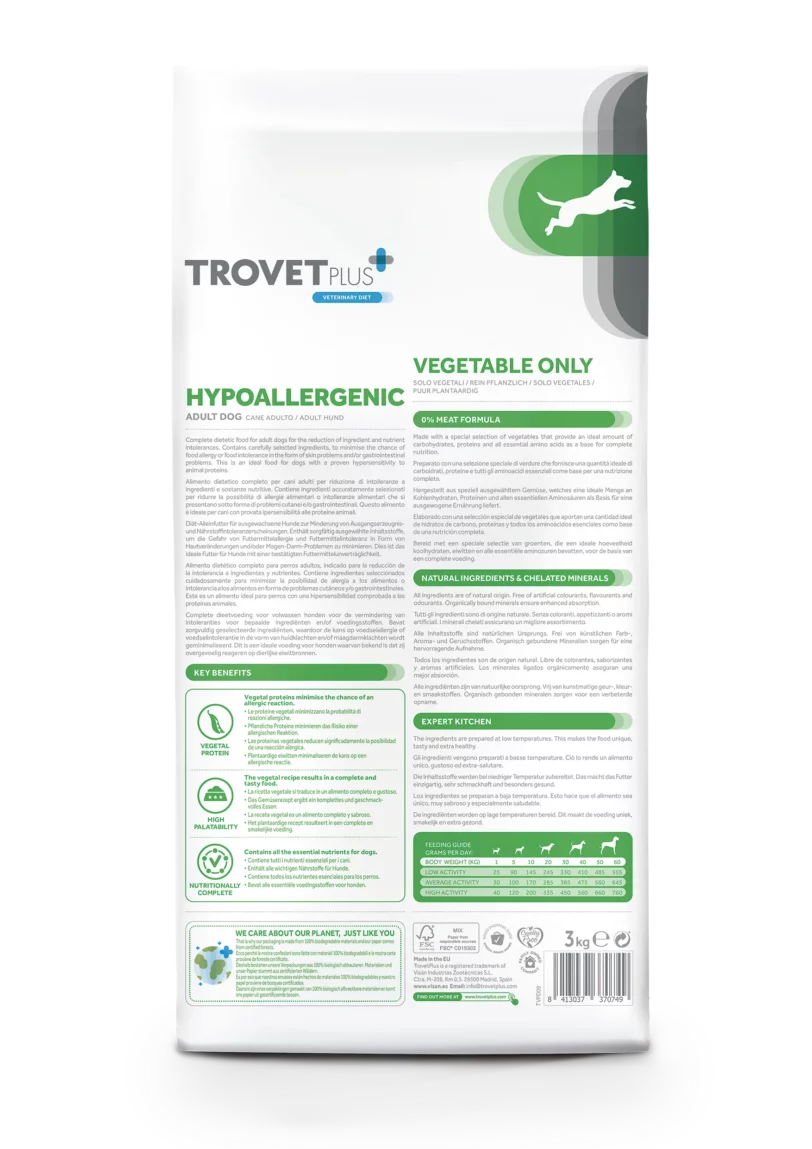 Trovet Plus | Hypoallergenic Only vegetables Adult dog - immagine 4