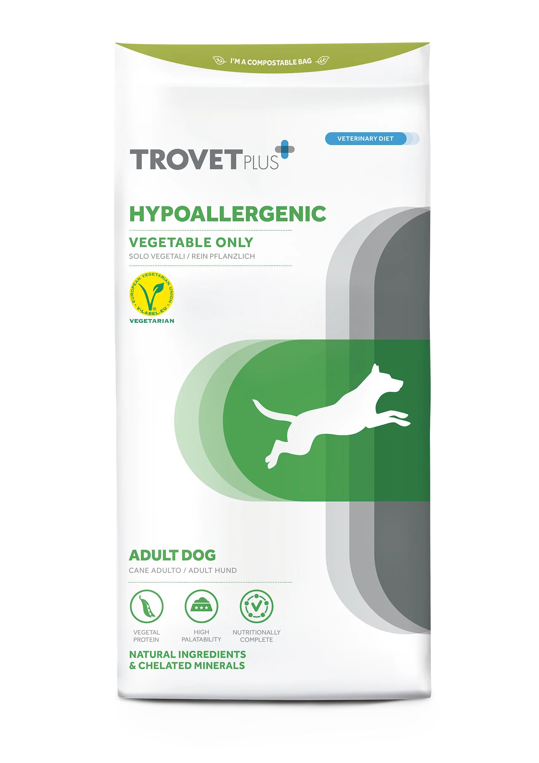 Trovet Plus | Hypoallergenic Only vegetables Adult dog