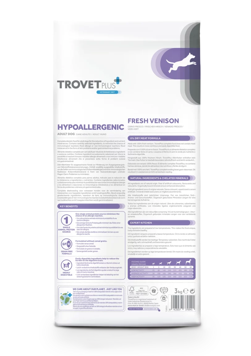 Trovet Plus | Hypoallergenic Fresh venison Adult dog - immagine 4