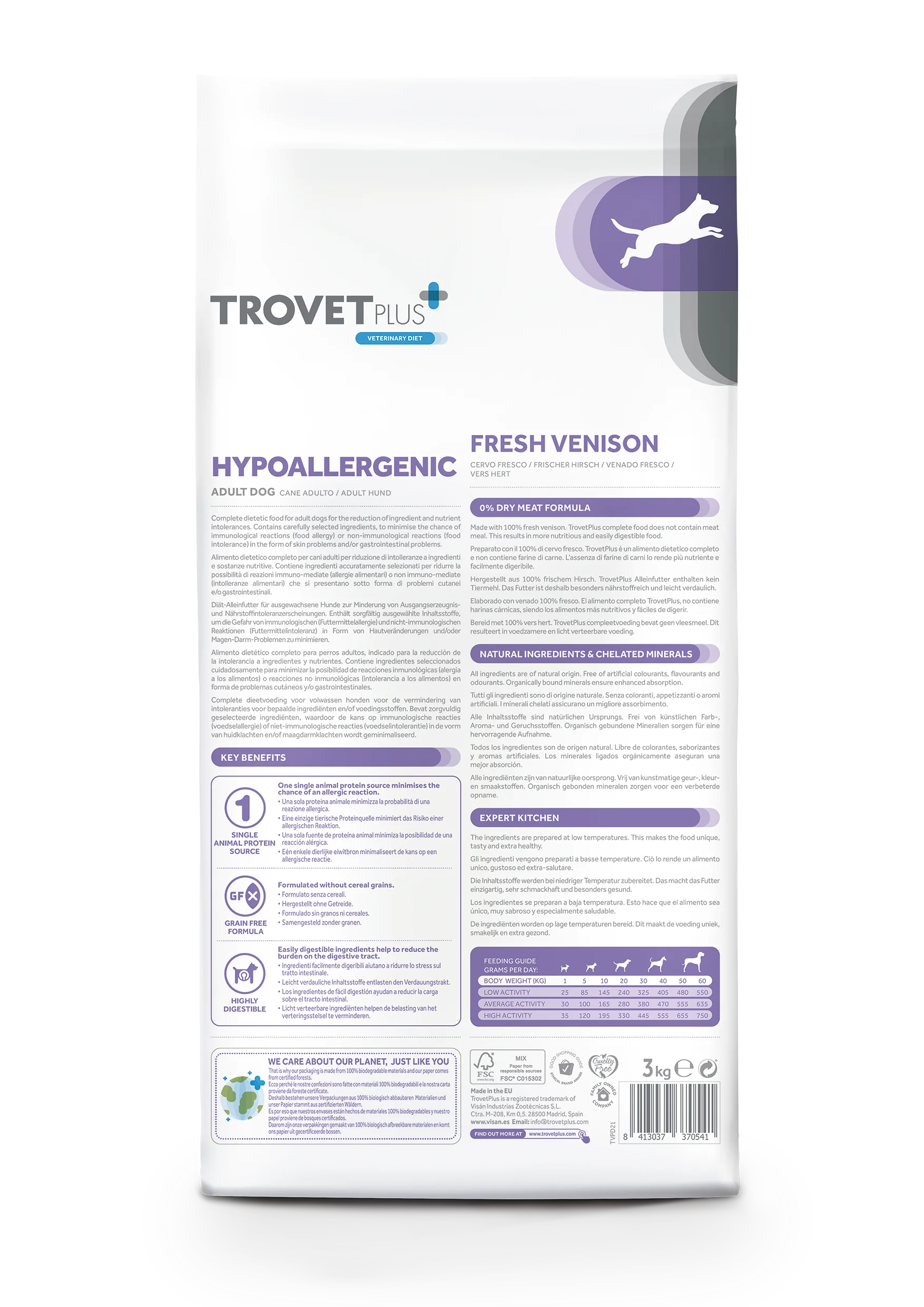 Trovet Plus | Hypoallergenic Fresh venison Adult dog - immagine 4