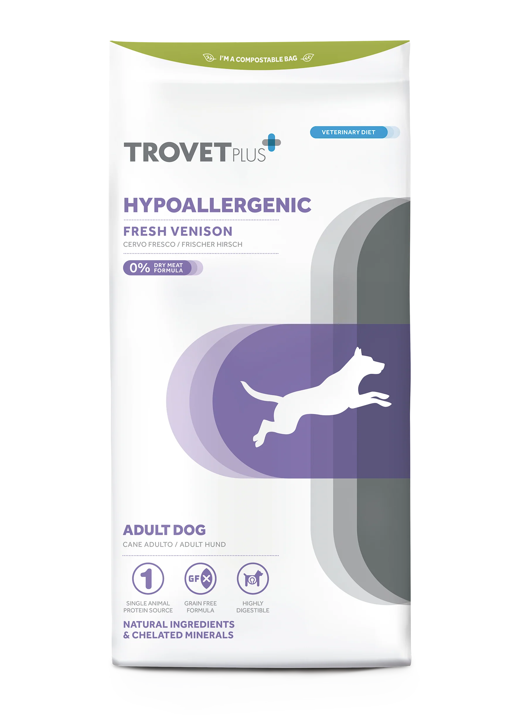 Trovet Plus | Hypoallergenic Fresh venison Adult dog