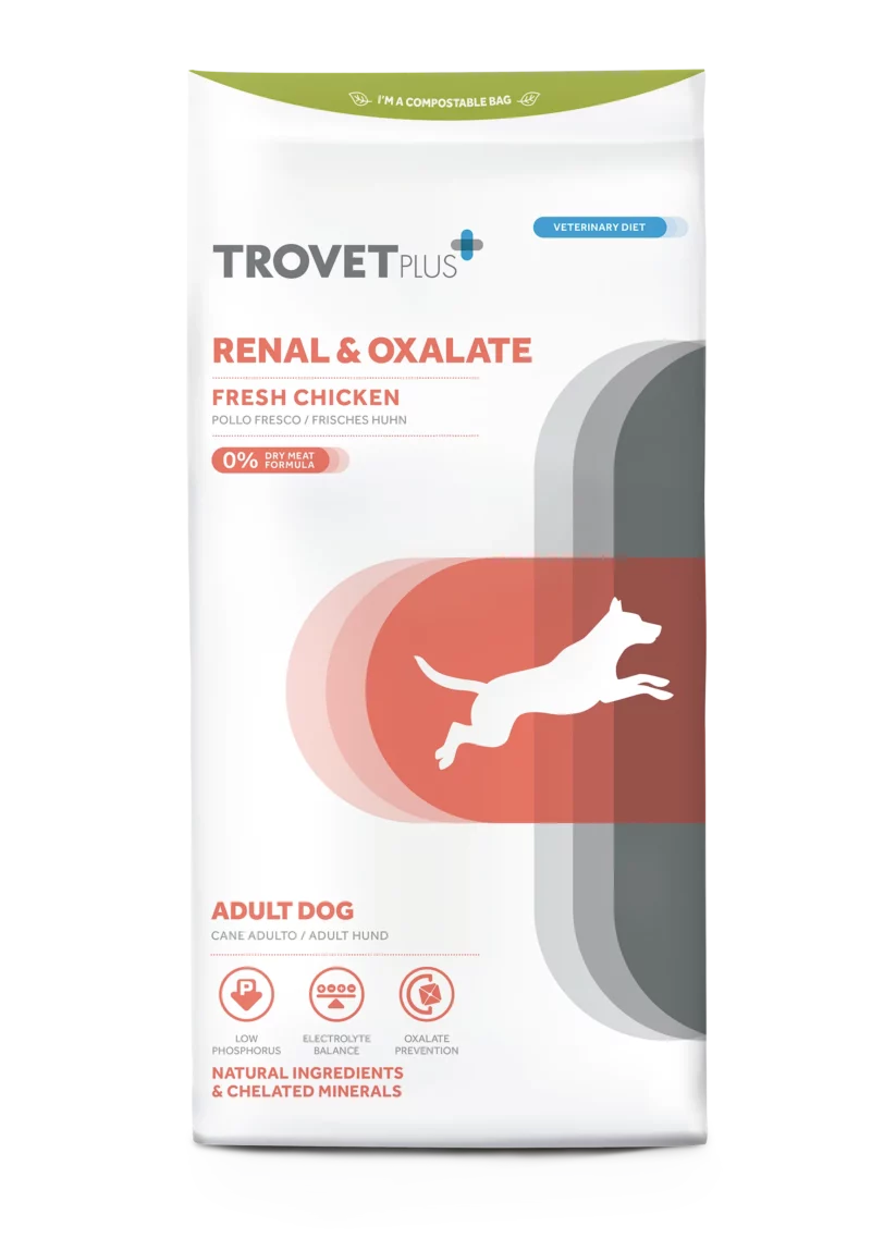Trovet Plus | Renal & Oxalate Pollo fresco Cane adulto