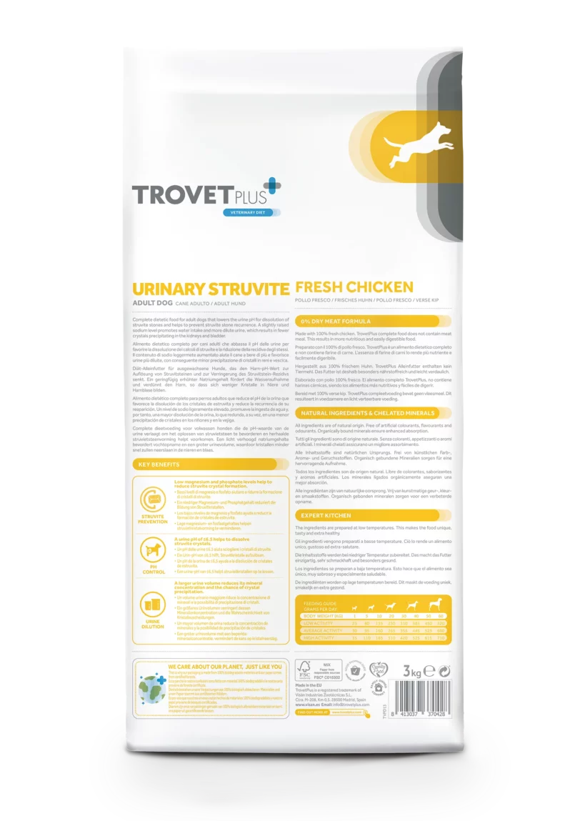 Trovet Plus | Urinary Struvite Fresh chicken Adult dog - immagine 4
