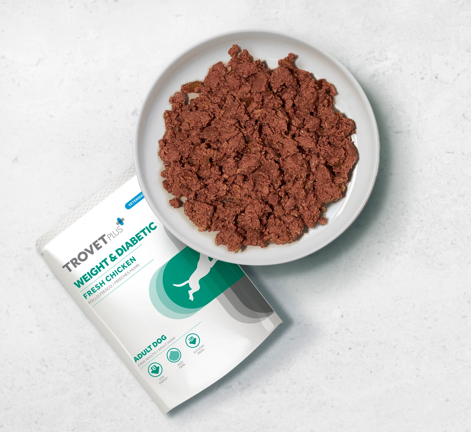 Trovet Plus | Weight Diabetic Chicken adult dog wet - immagine 4