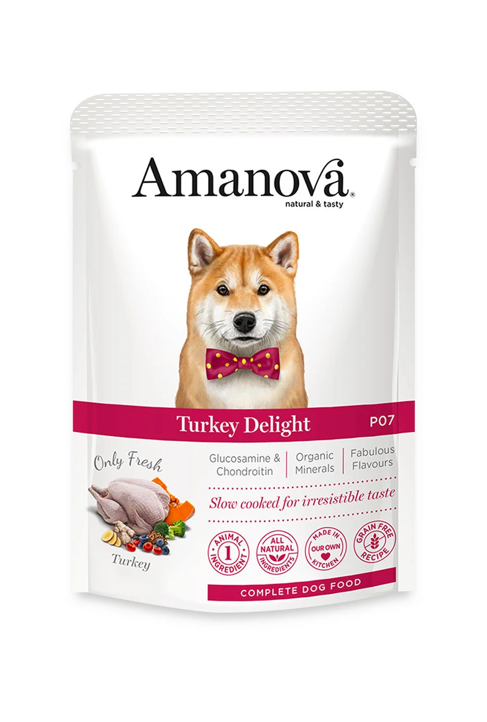 Amanova | Adult Turkey Delight Dog Wet P07